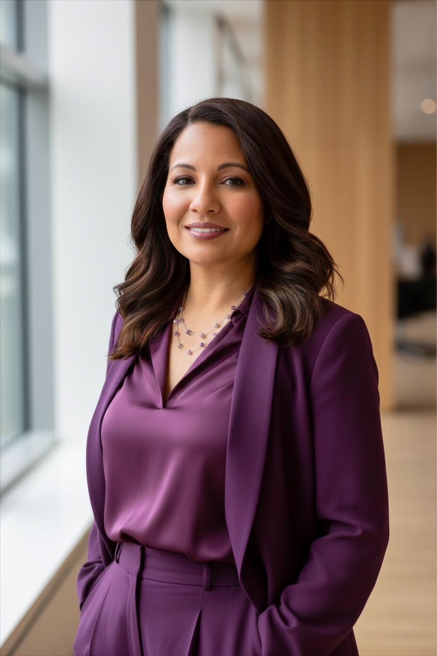 Woman assistent of Frame on focus 