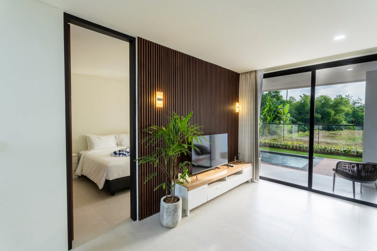 A 2-bedroom townhouse in a private residential complex in Mengwi, Canggu