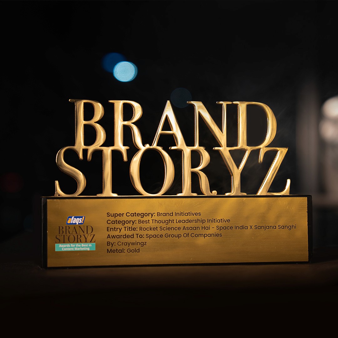 Brand Storyz Afaqs award for best thought leadership initiatives