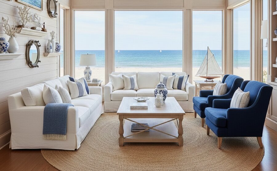 Airbnb living room theme