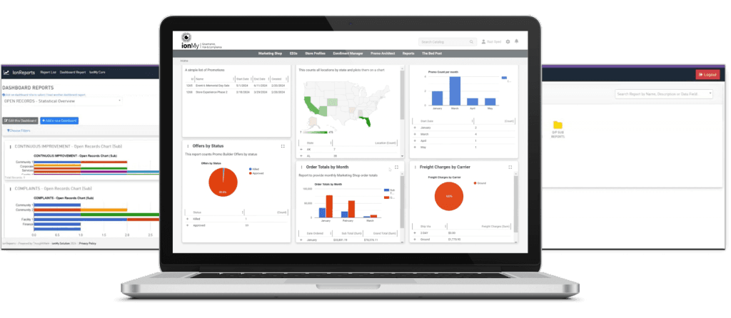 "Screenshot of Dotnet Report’s user-friendly dashboard, showcasing embedded reporting and analytics tools for efficient, scalable data management."