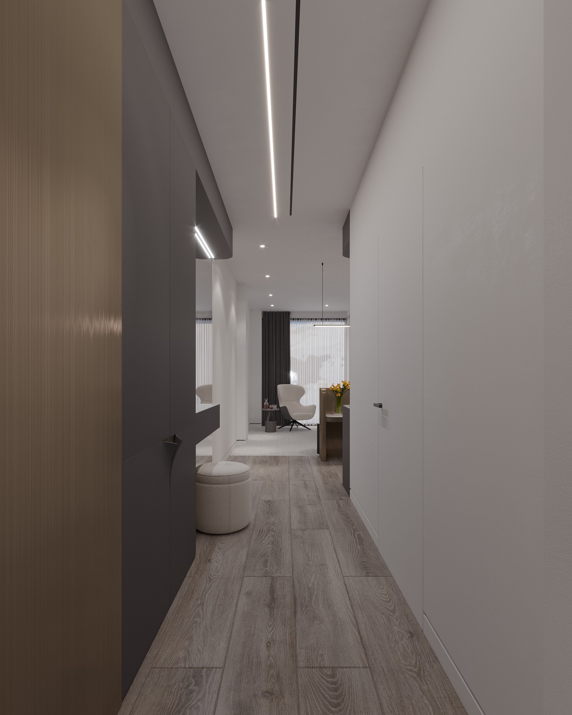 white boat in between rocky mountains