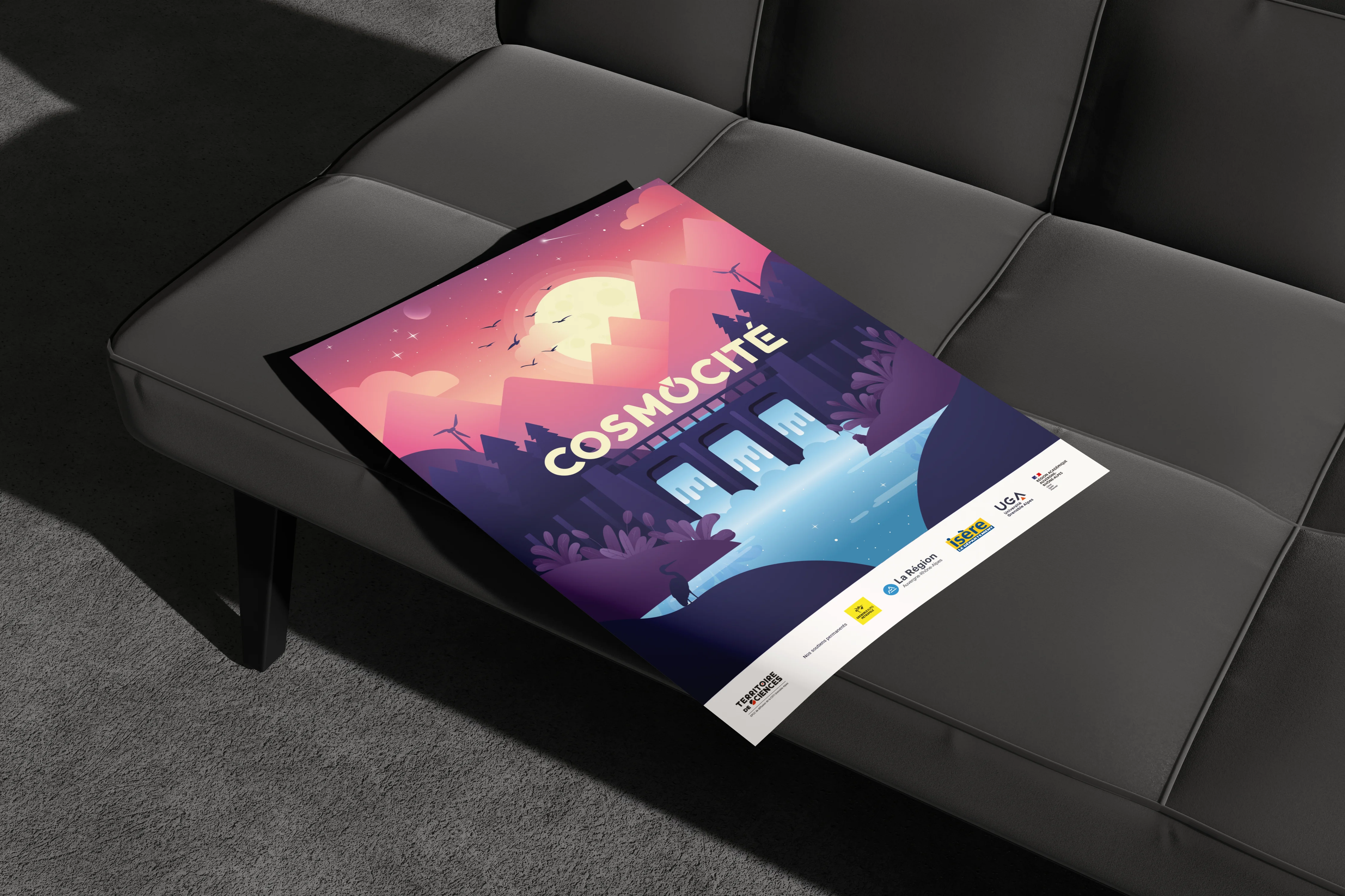 affiche officiel de cosmocité de 2025.