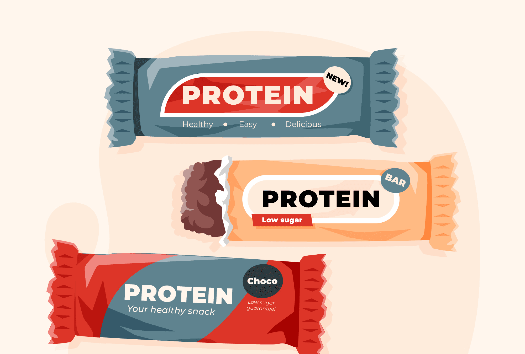 picture showing protein bars