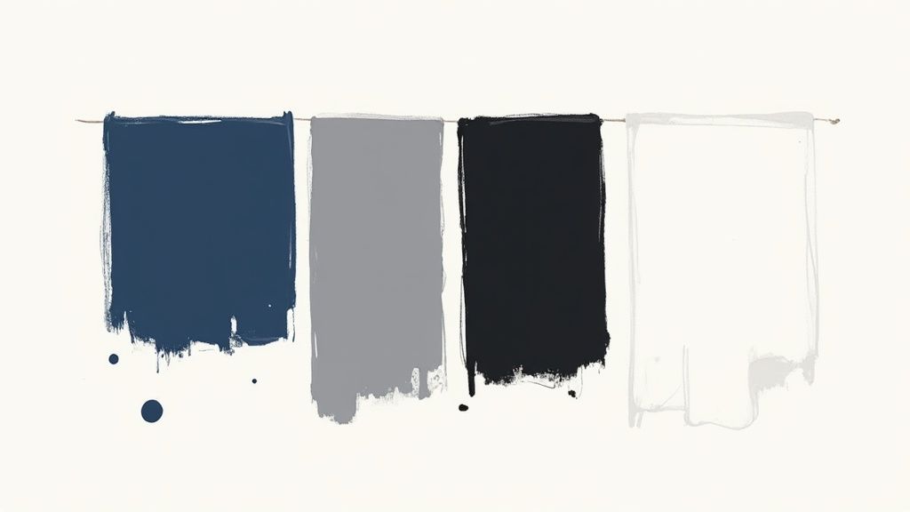 Dezente, neutrale Farben bevorzugen