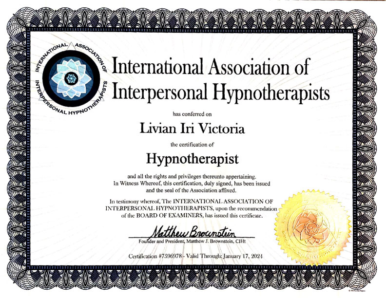 IAIH certificate