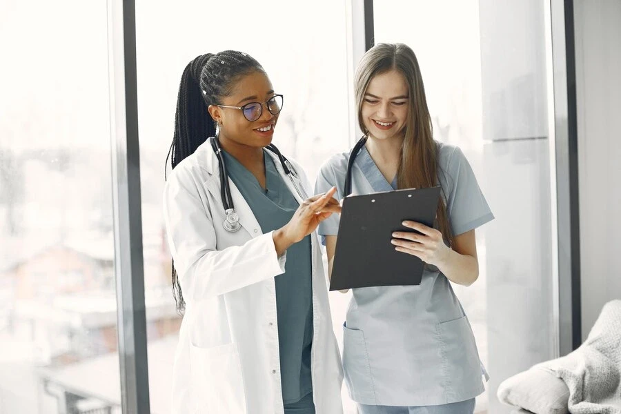 female-doctors-bathrobes-african-girl-stethoscope-doctor-s-neck_