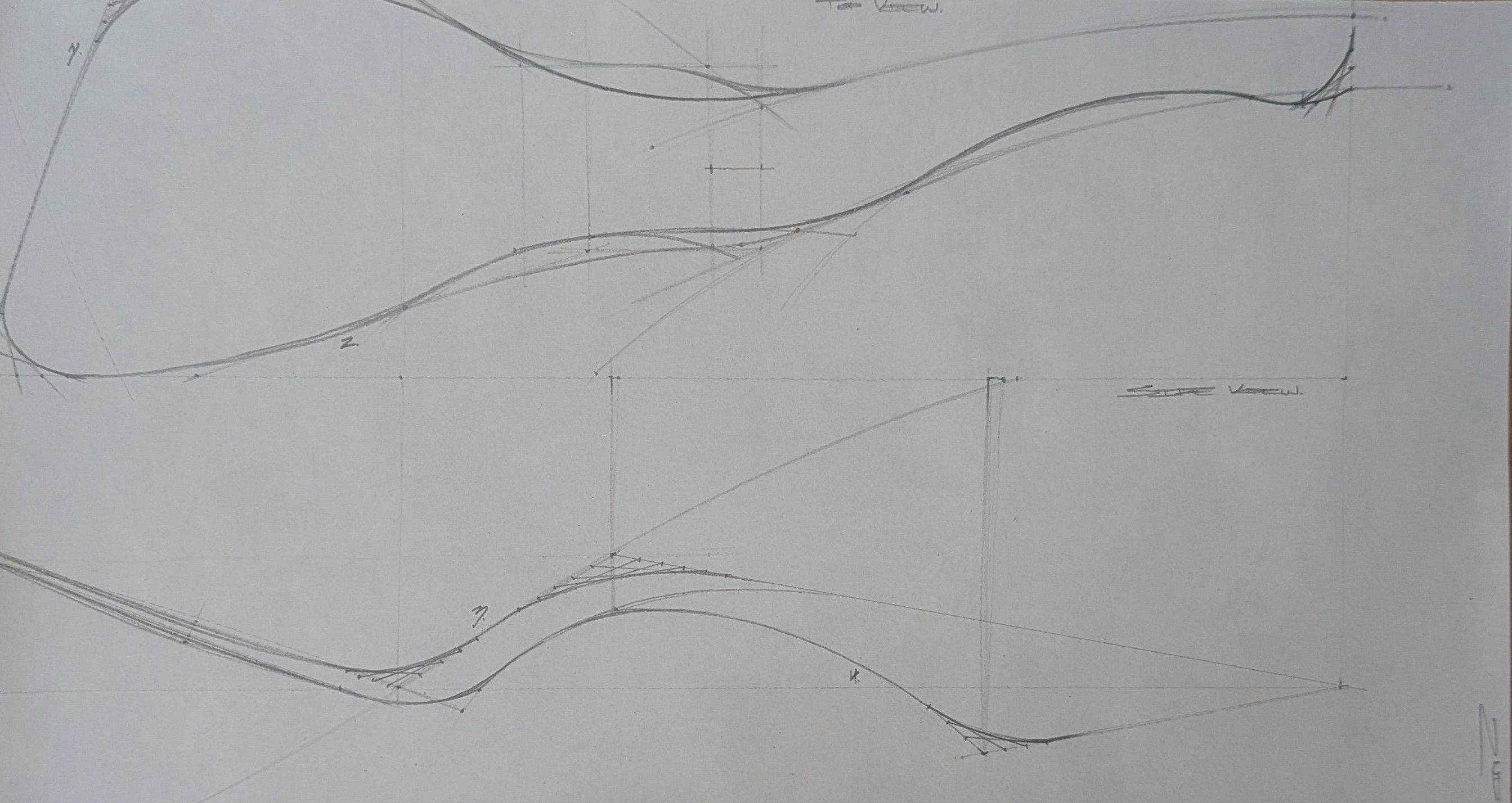Final Orthographic sketches