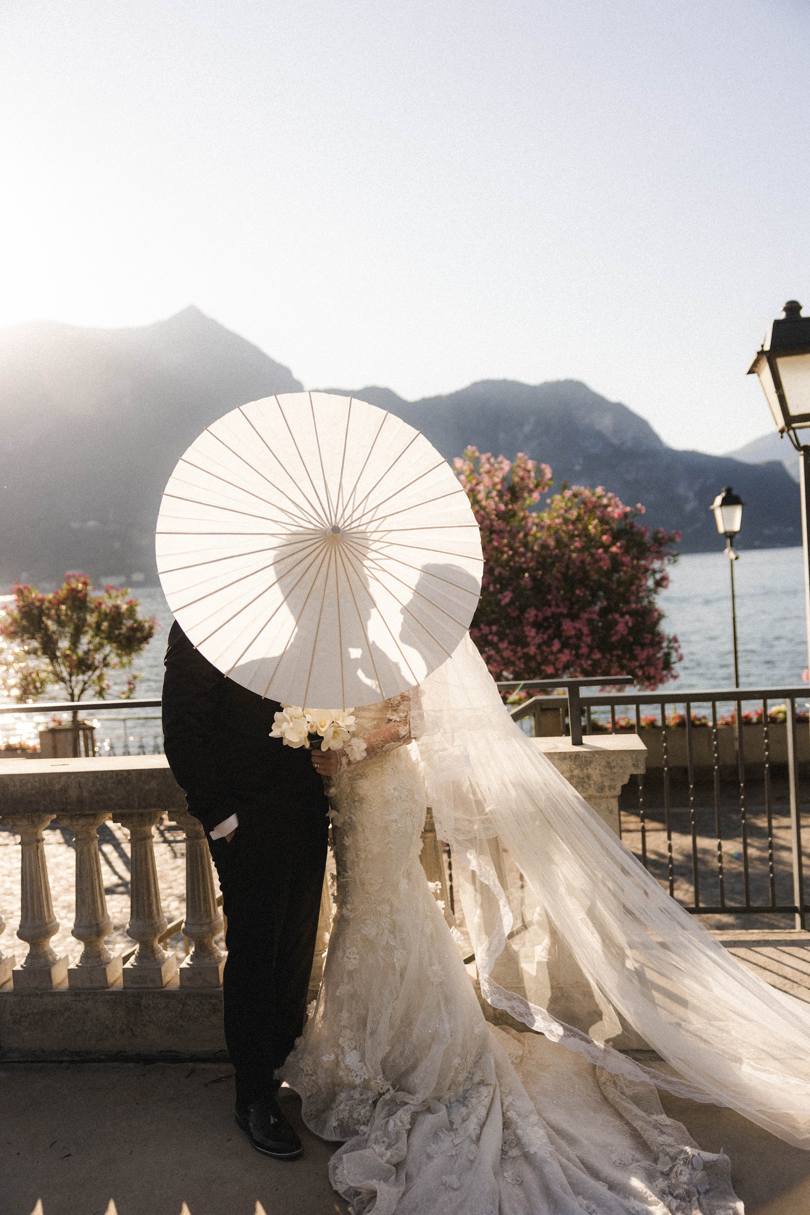 Bride and groom during a wedding ceremony.