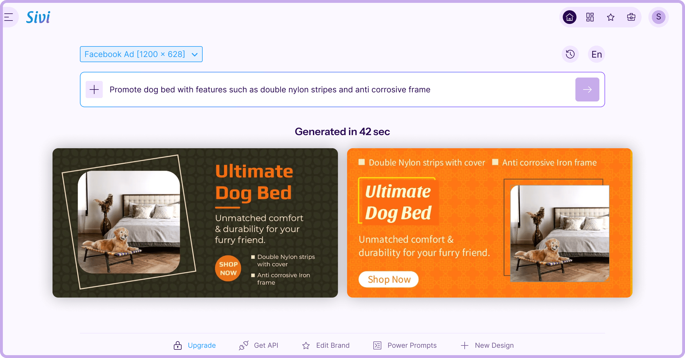 Sivi: AI Banner Generator | Start Free