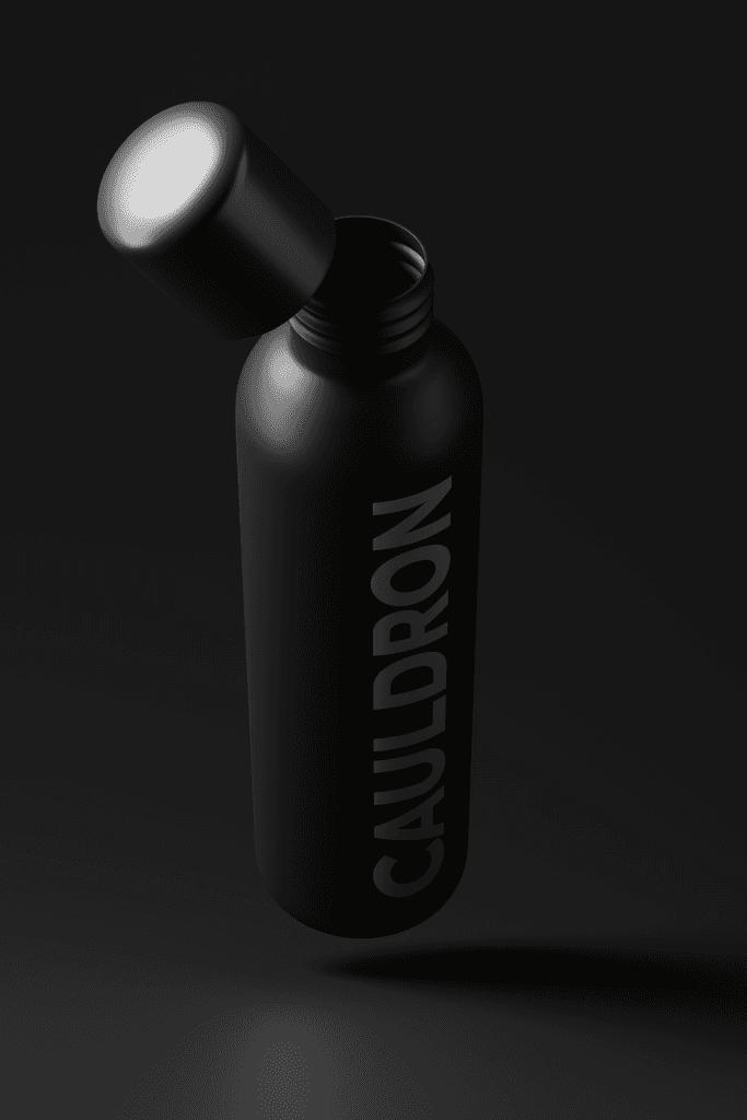 Cauldron Agency grey metal water bottle