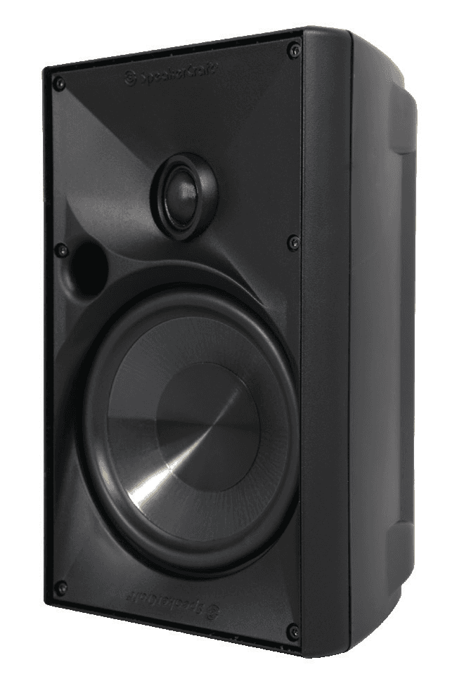 Black SpeakerCraft outdoor speaker