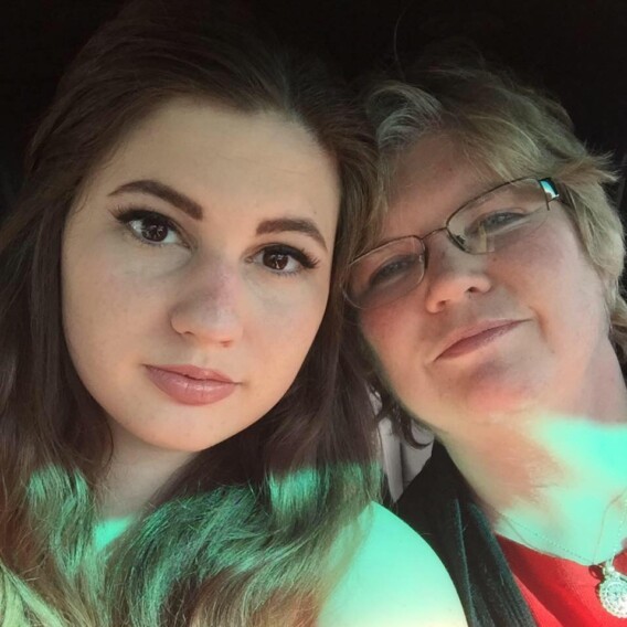 photo of a mother and daughter