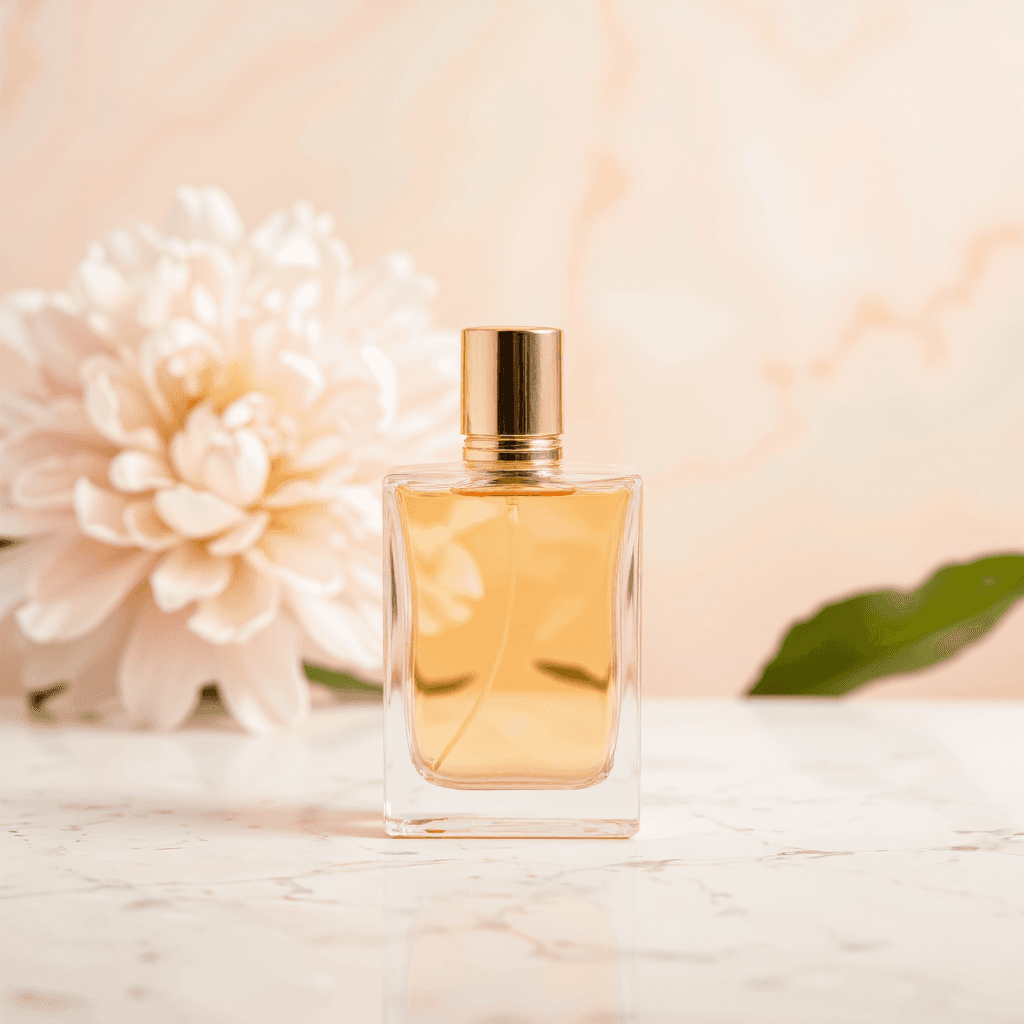 product photography of perfume