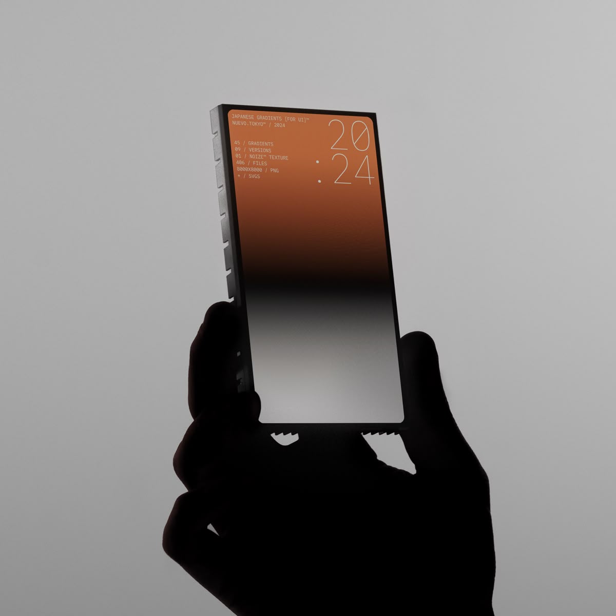 image of a person holding up a phone