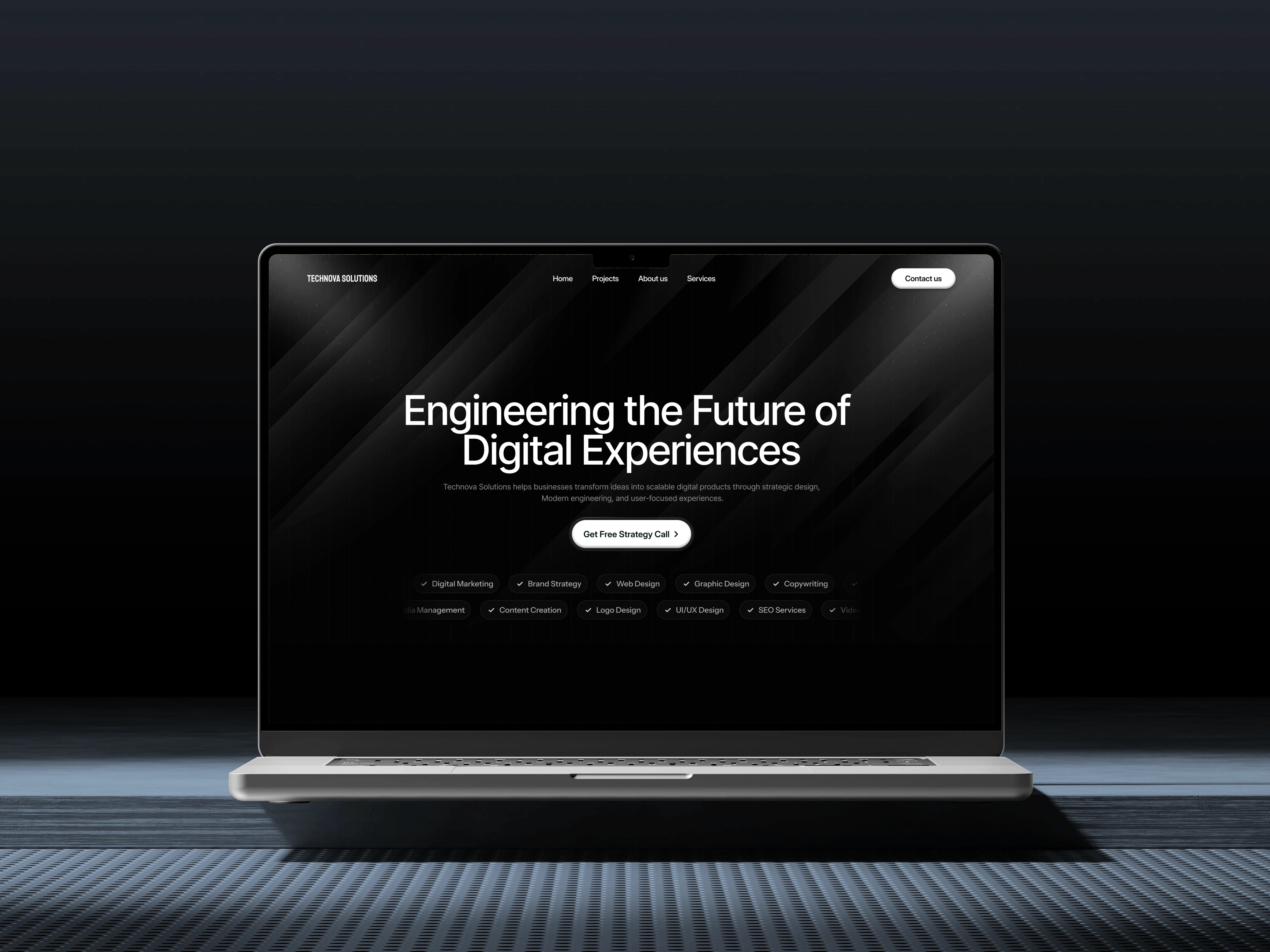 technova solutions framer website