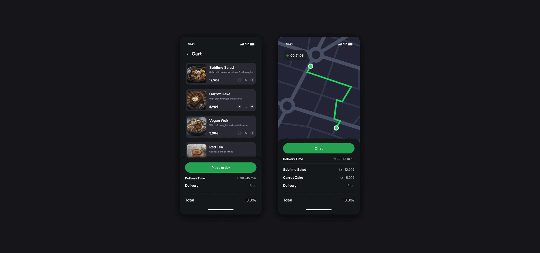 Veganisi App Prototypes