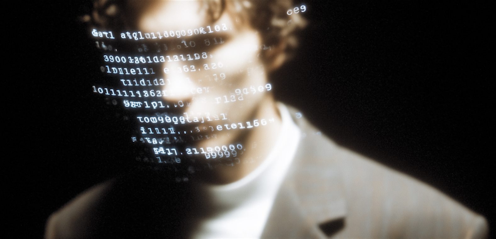 Abstract visualisation of AI agents and data
