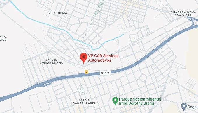 Mapa da localização da VP CAR em Hortolândia/SP