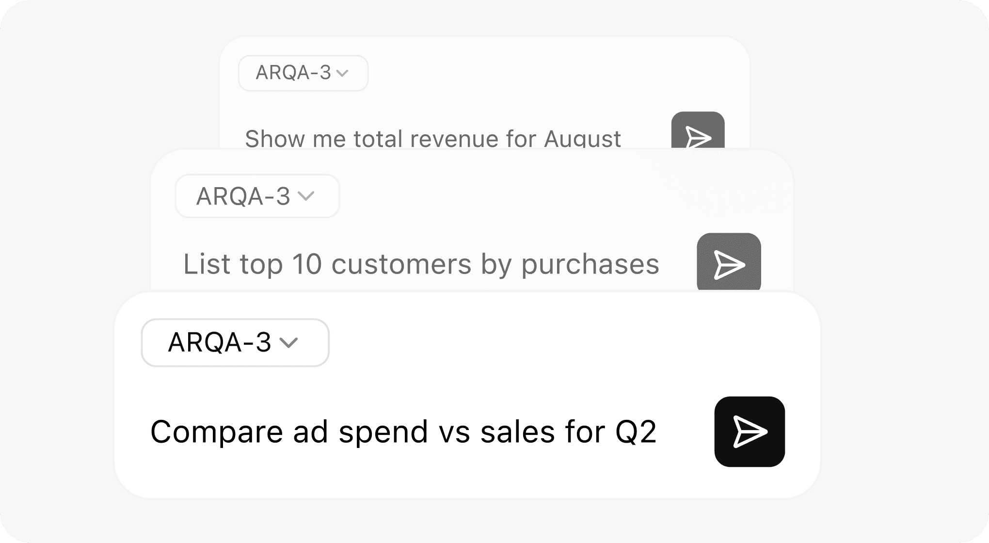 AI suggesting actions like "Optimize onboarding flow" and "Raise pricing tier" based on user data.