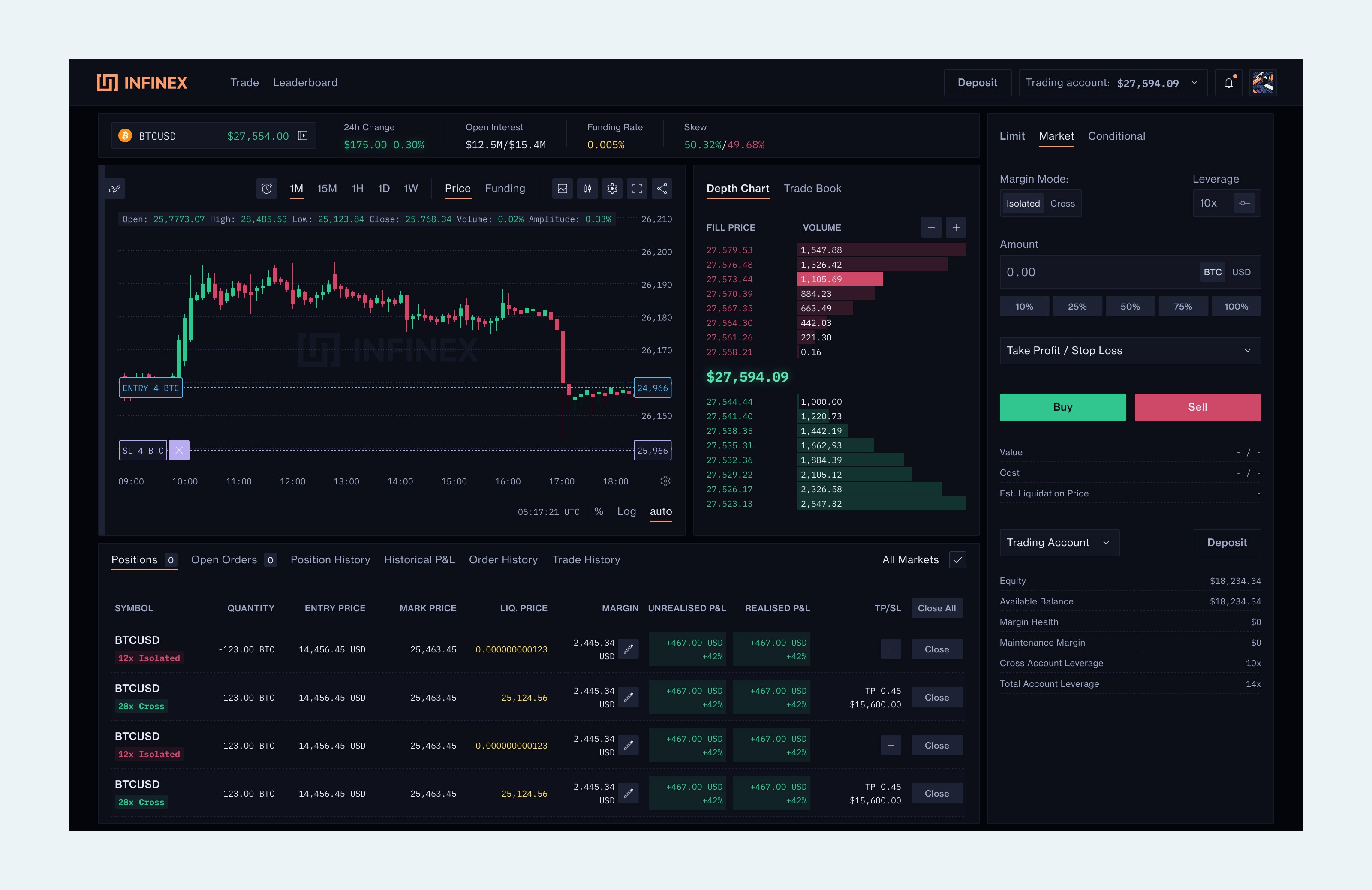 Infinex - Decentralized Exchange DEX