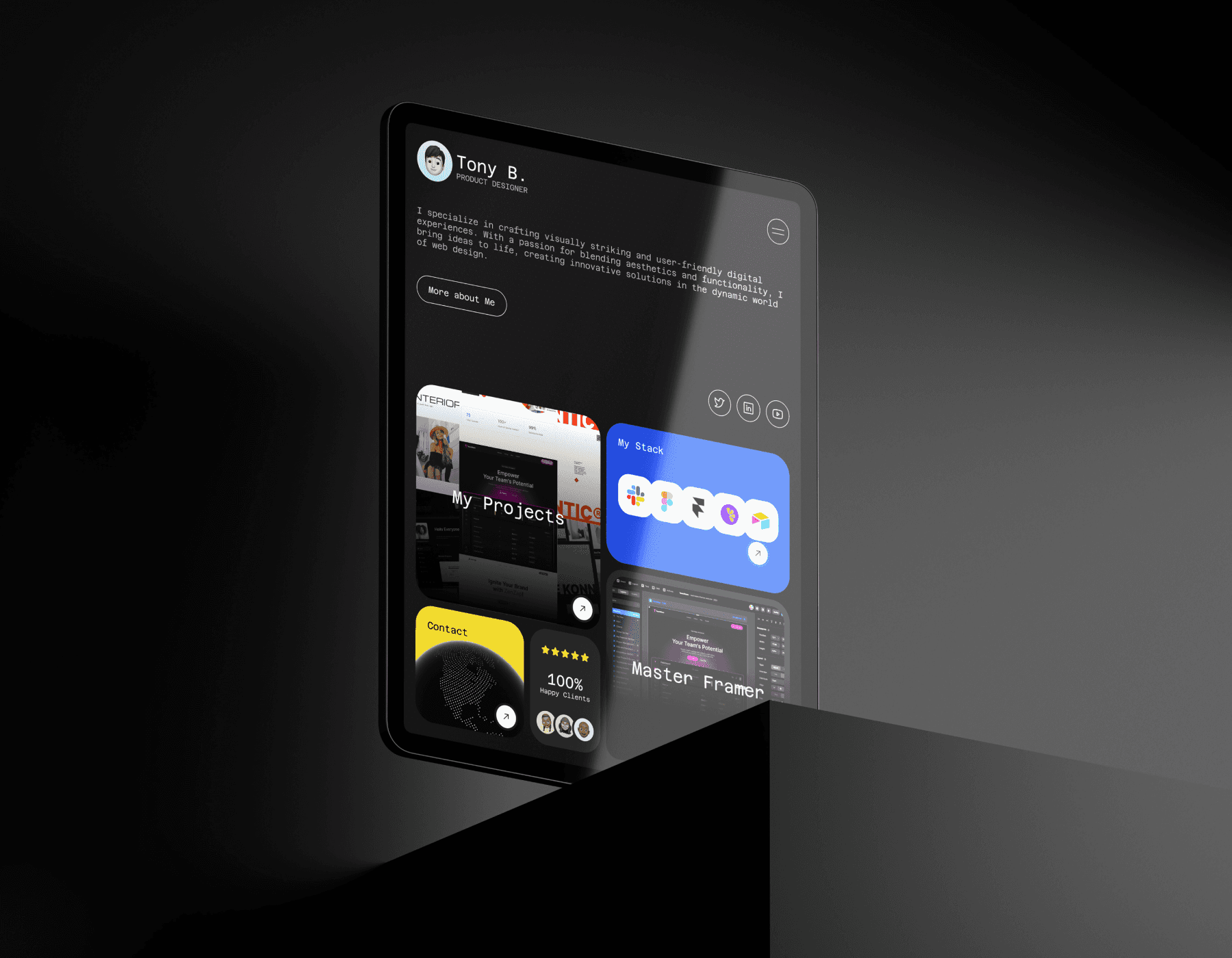 BentoVibe Screen