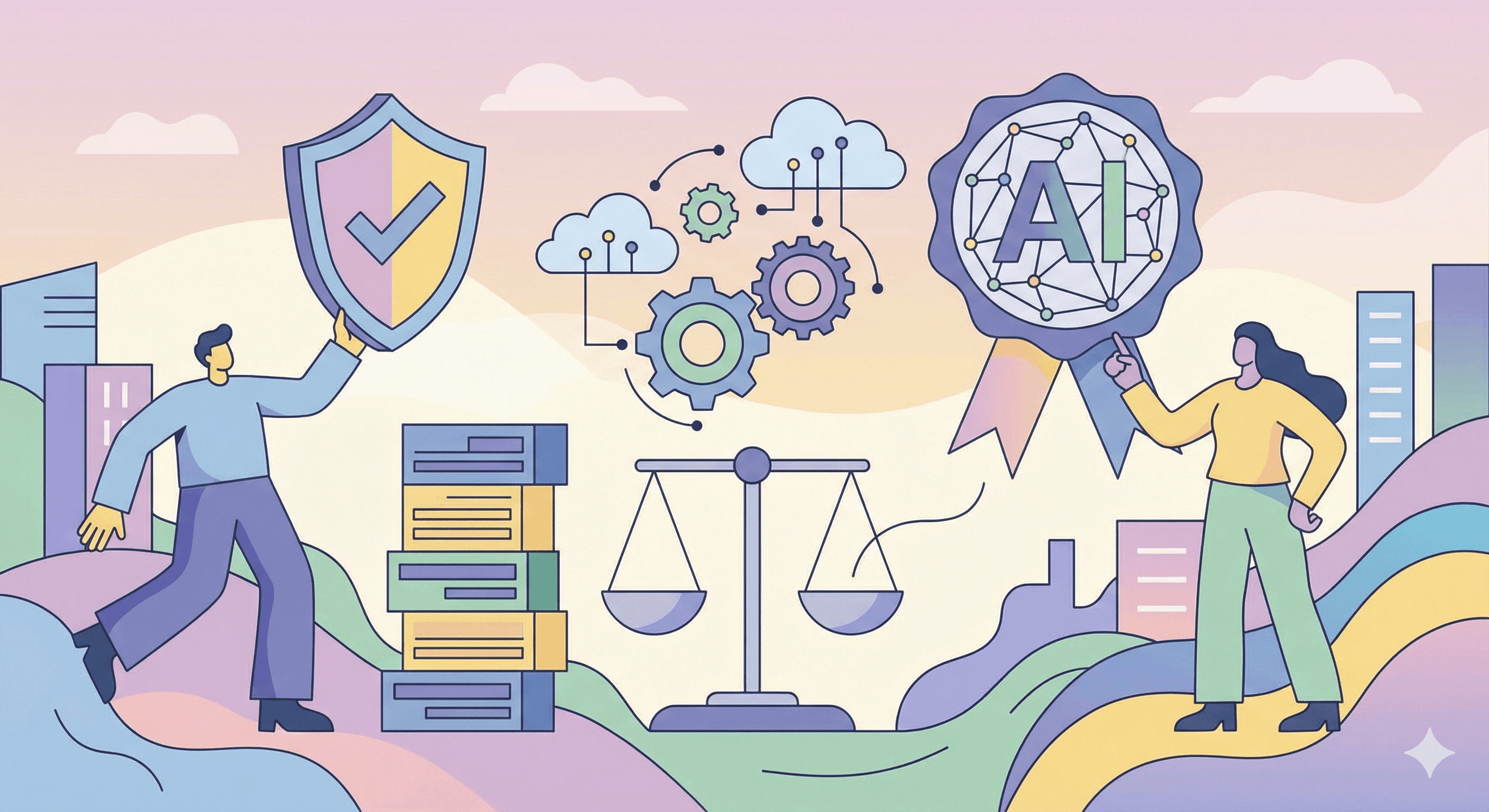 ISO 42001 overview with AI lifecycle and compliance.