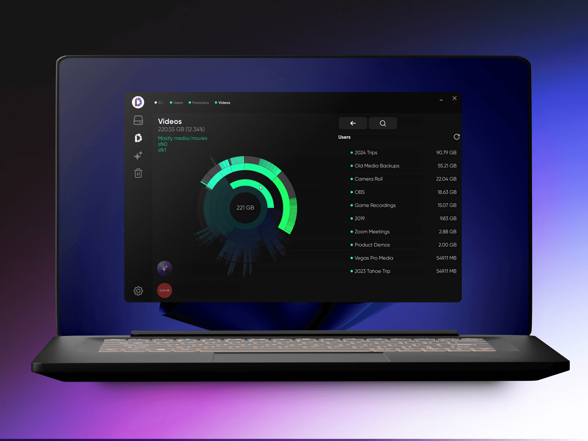 Two iPhones displaying an app containing book covers