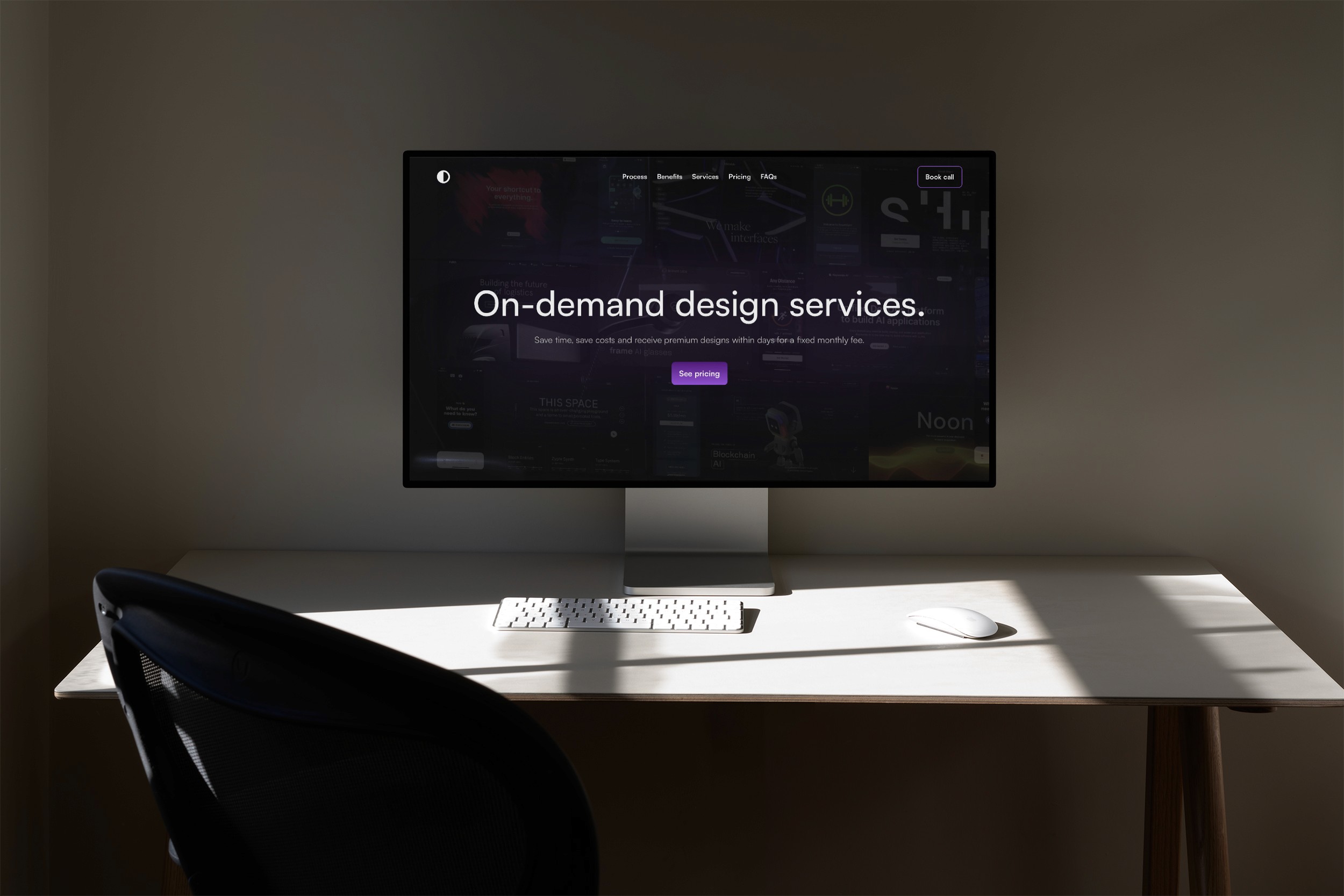 Web design agency website template