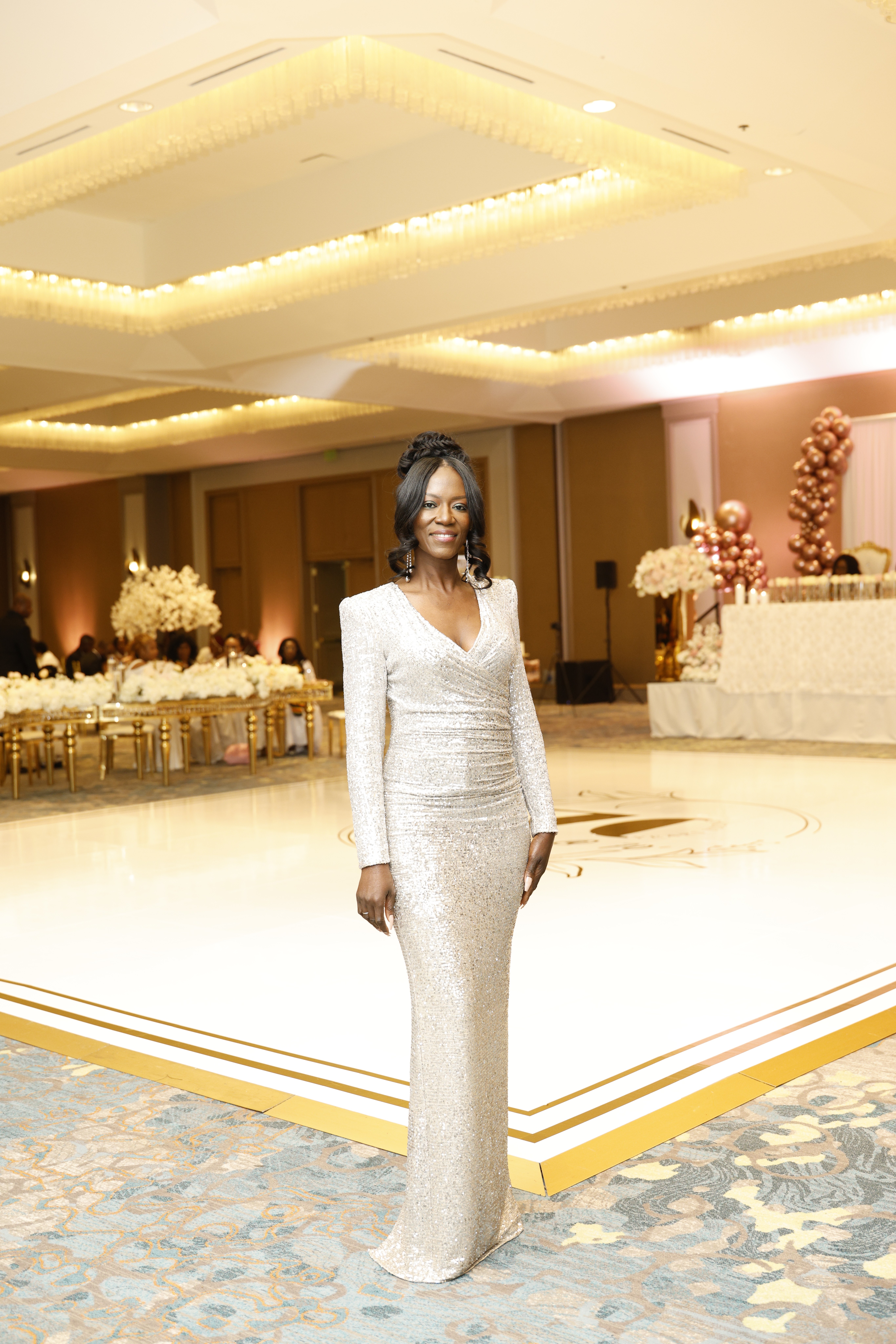 Woman by the sea with waves splashing