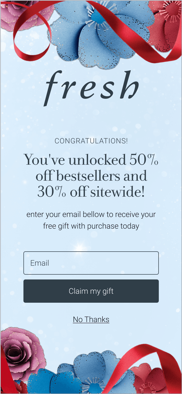 High-fidelity mobile mockup of step 3