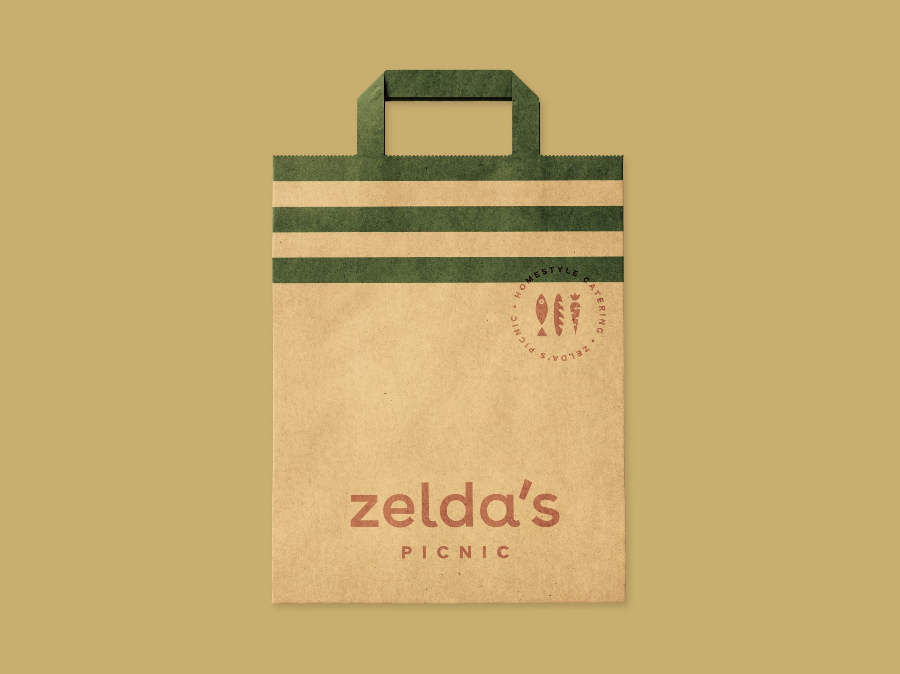 Paper bag with logo