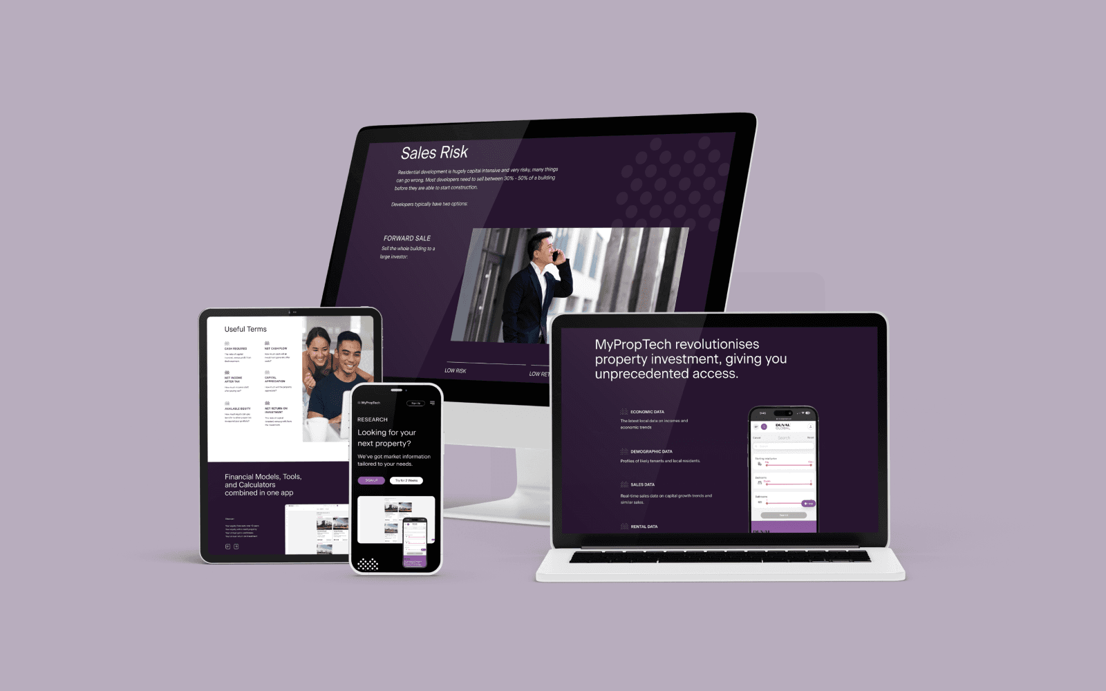 App Screen with open sidebar