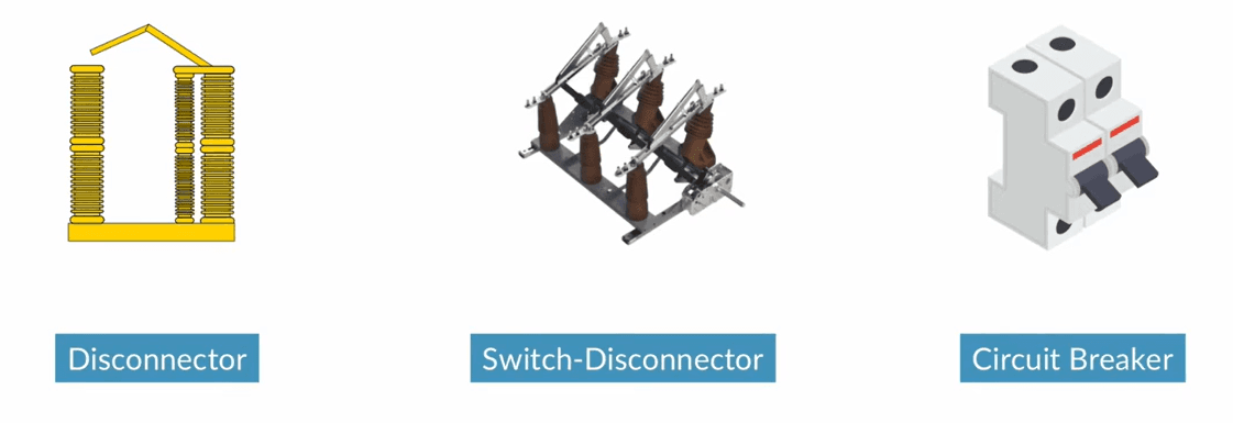 Disconnector vs Load Break Switch vs Circuit Breaker