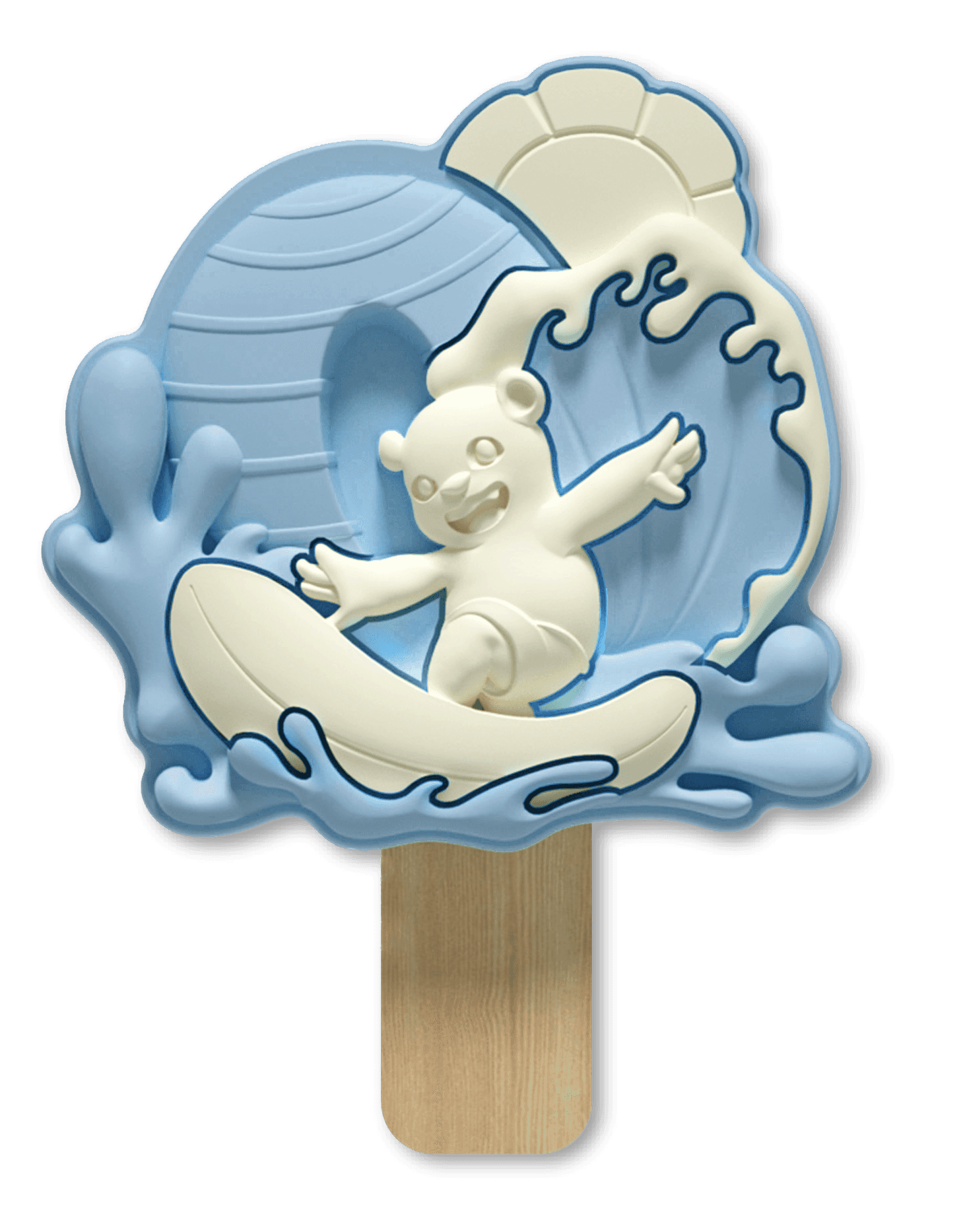 An example of ice cream modeling design