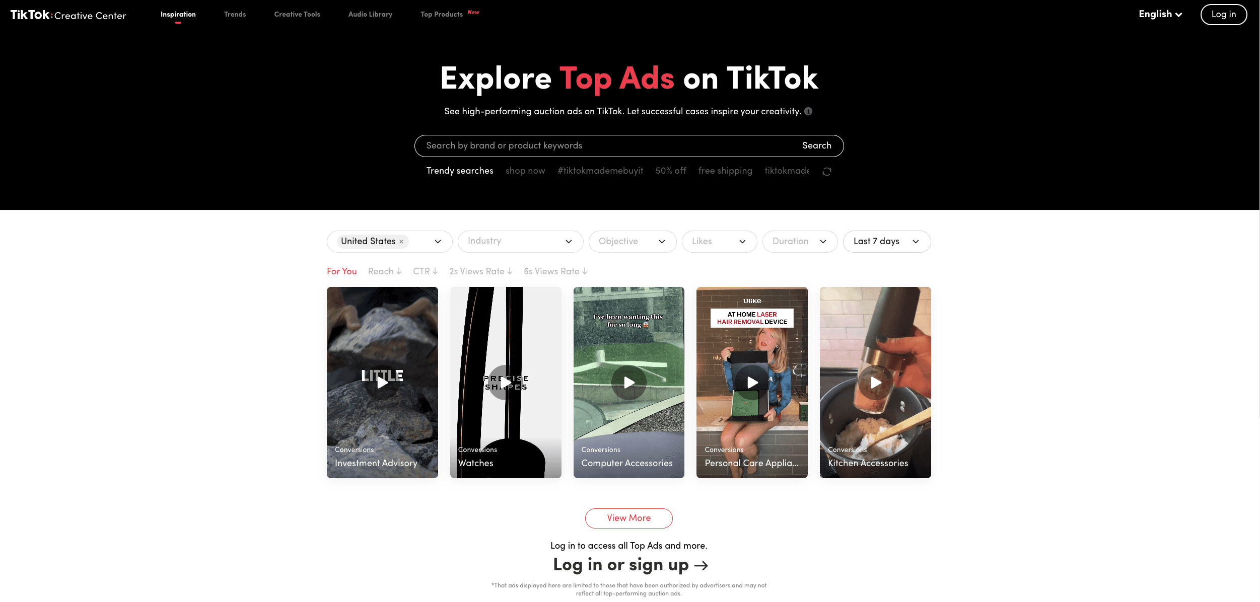 TikTok Ad Library