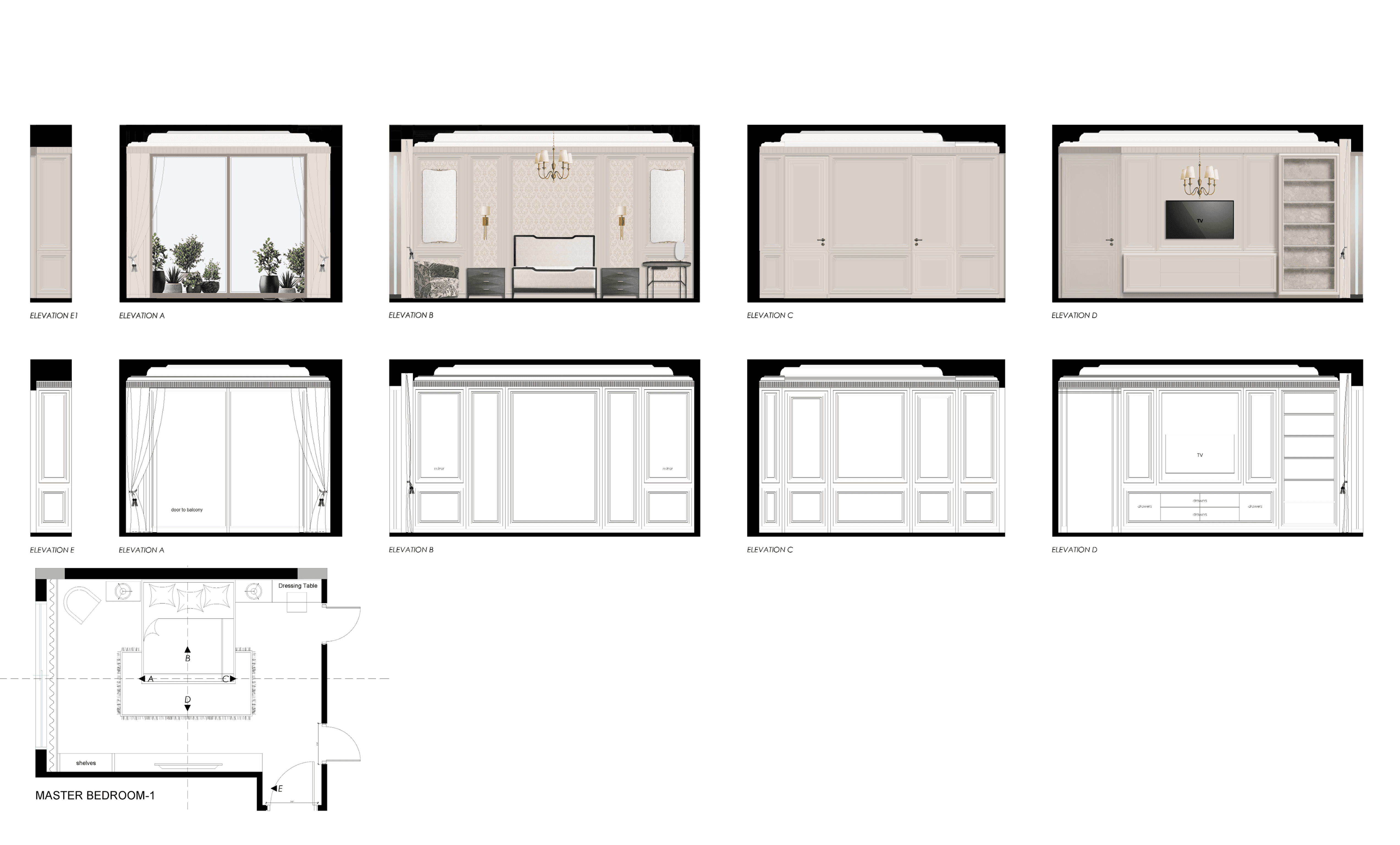 Tablet showing Bloomy UI