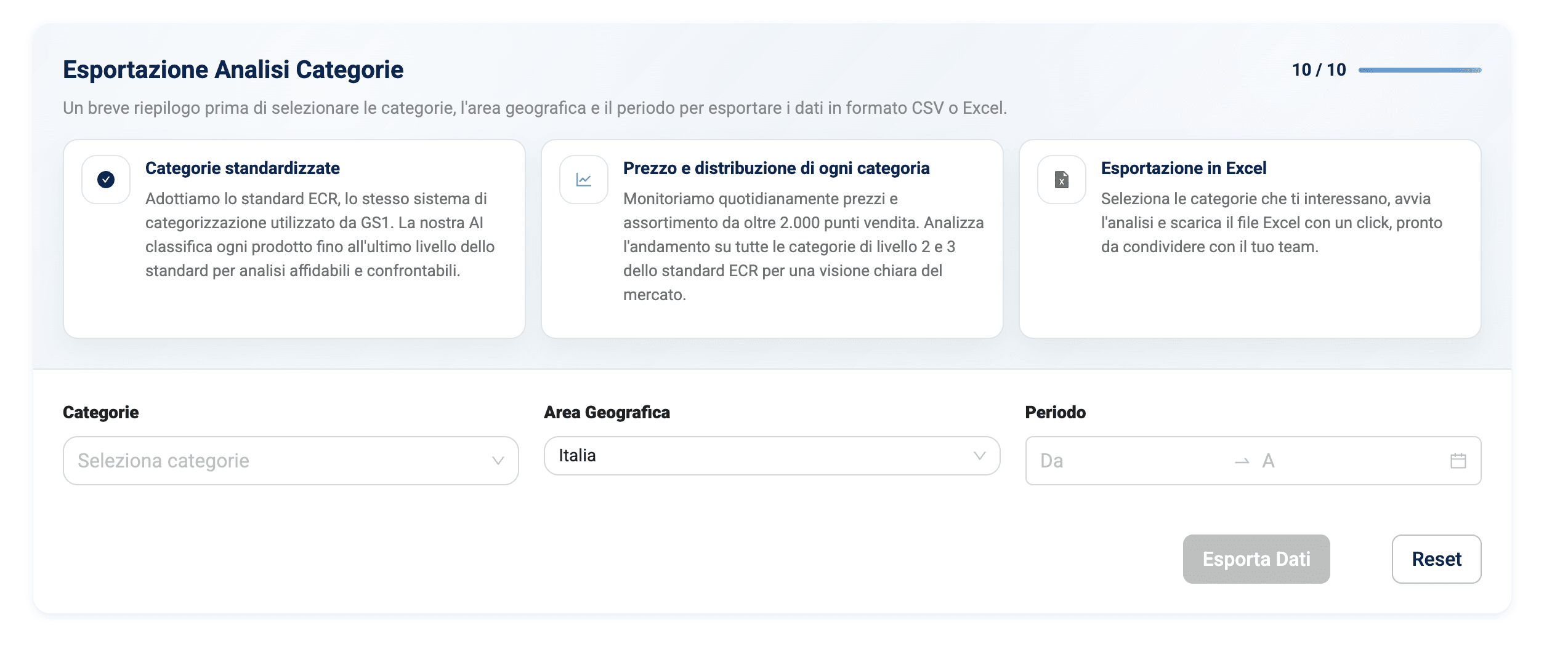 Filtri con gruppi e catene