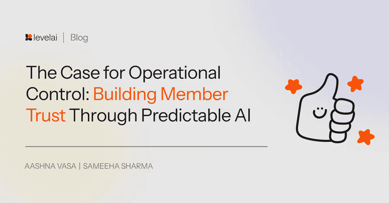 The case for operational control: building member trust through predictable AI