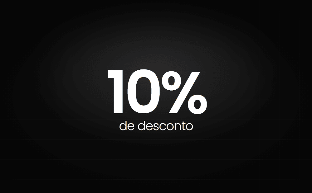 10% de desconto na entrada