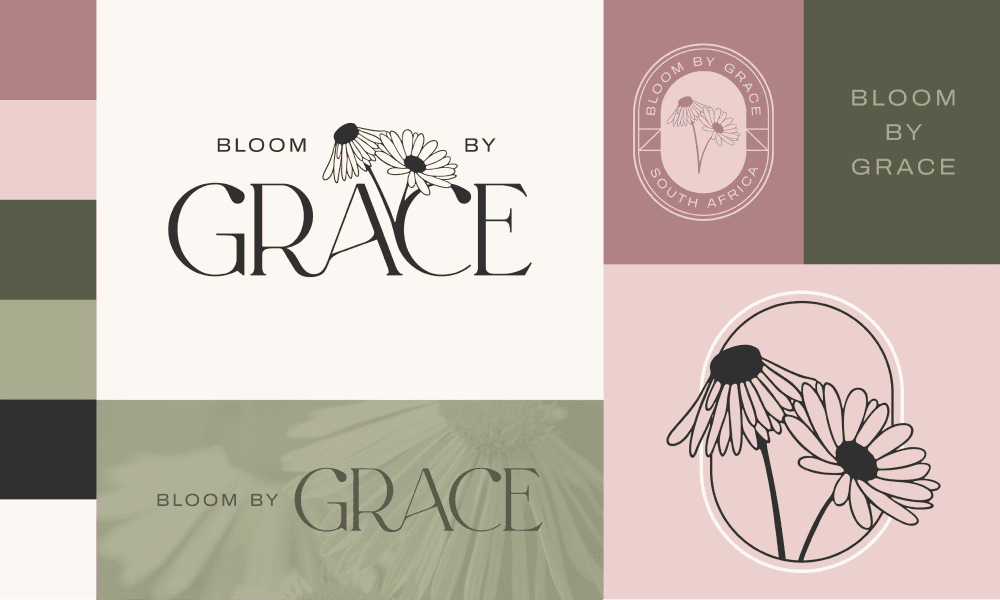 A grouping of brand elements.