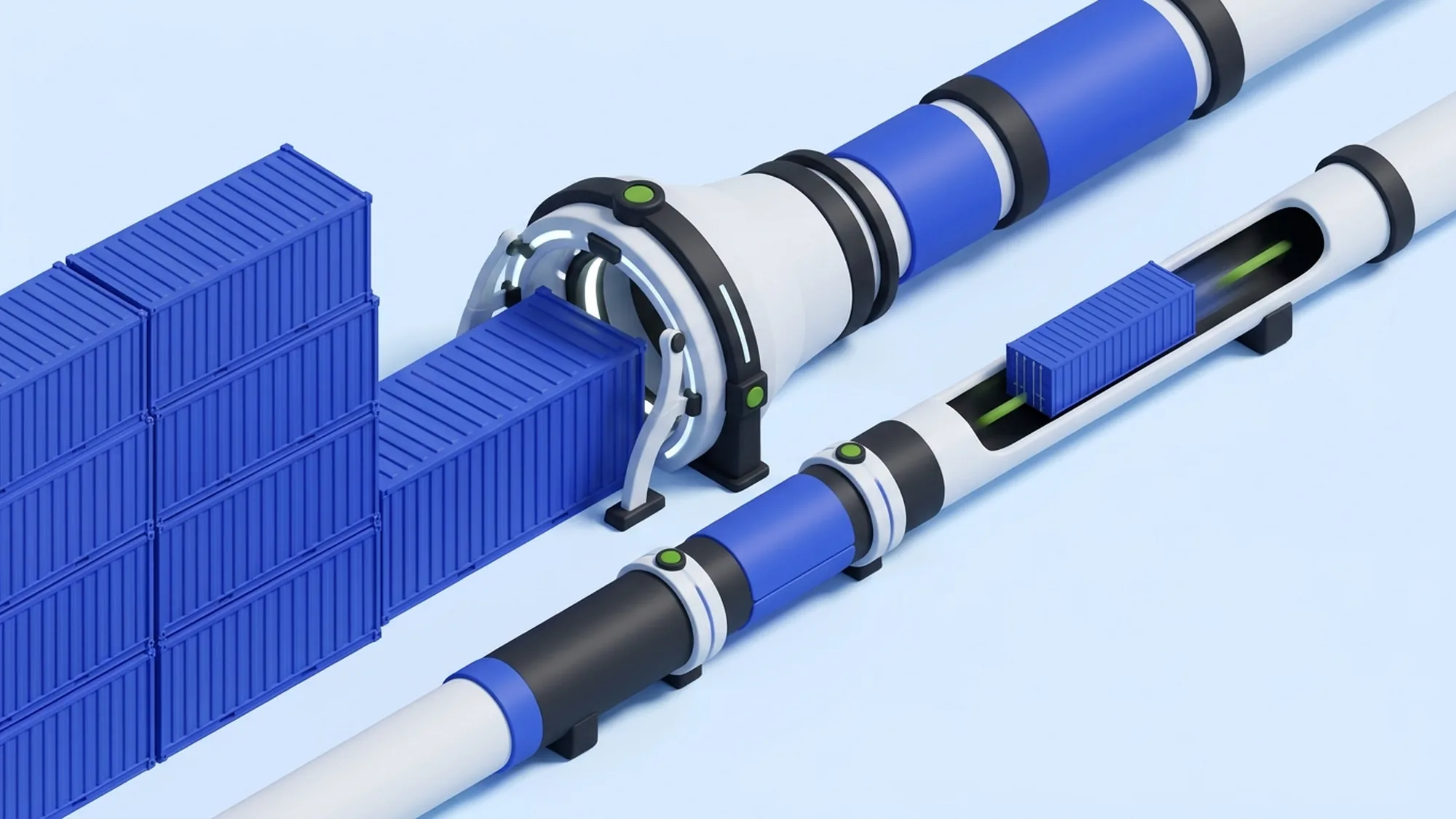 Illustration 3D des images Docker Java trop lourdes qui saturent les pipelines CI/CD