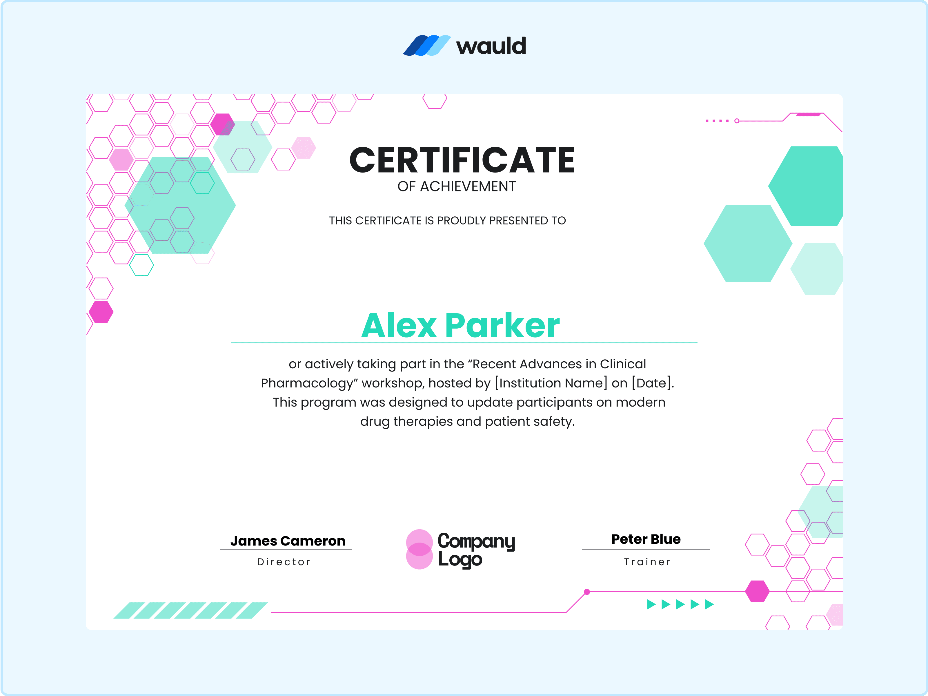 Wauld - Creative and Multi-Colored Medical Template