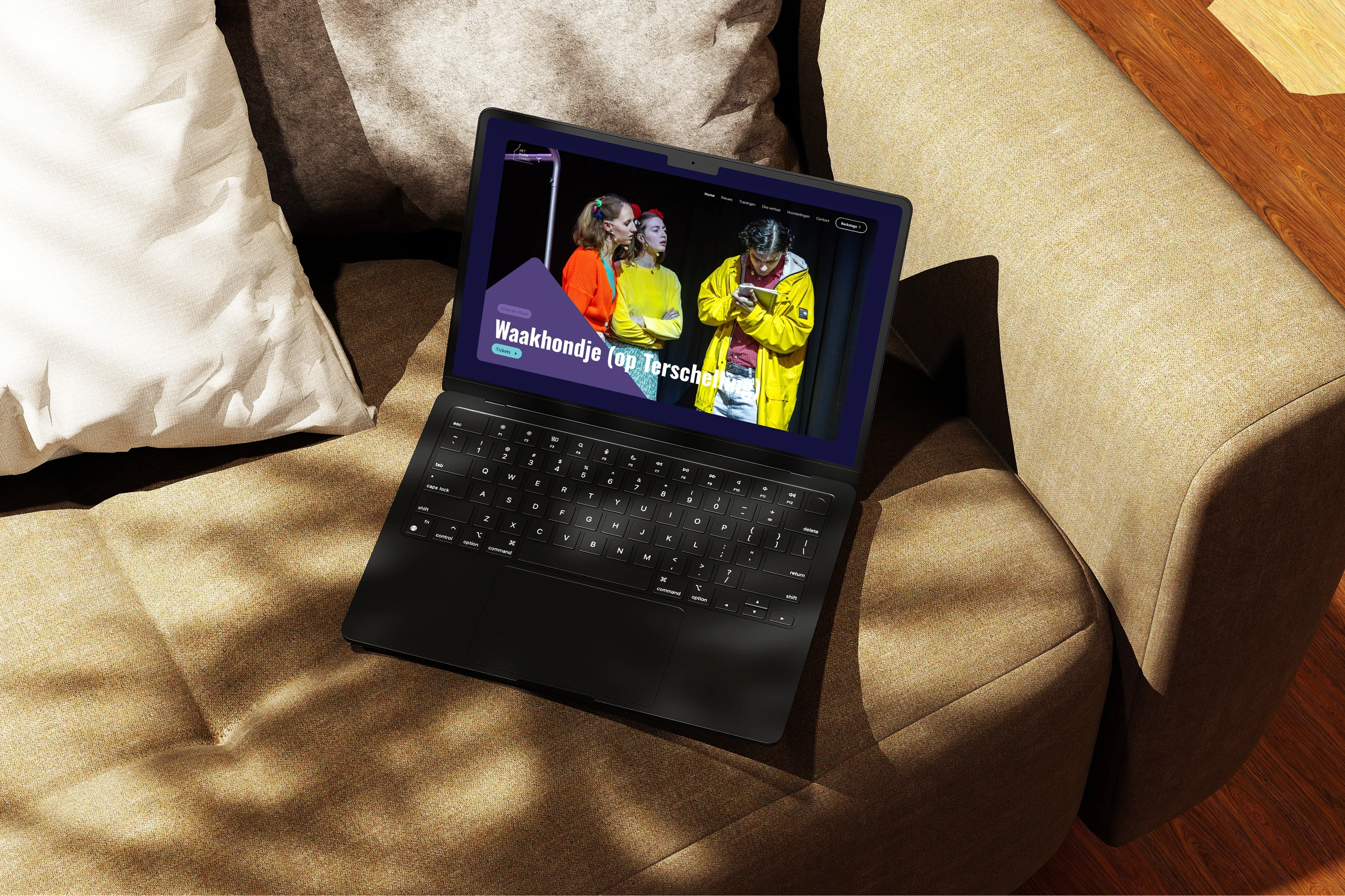 Yellow ginkgo leaves against a blue sky