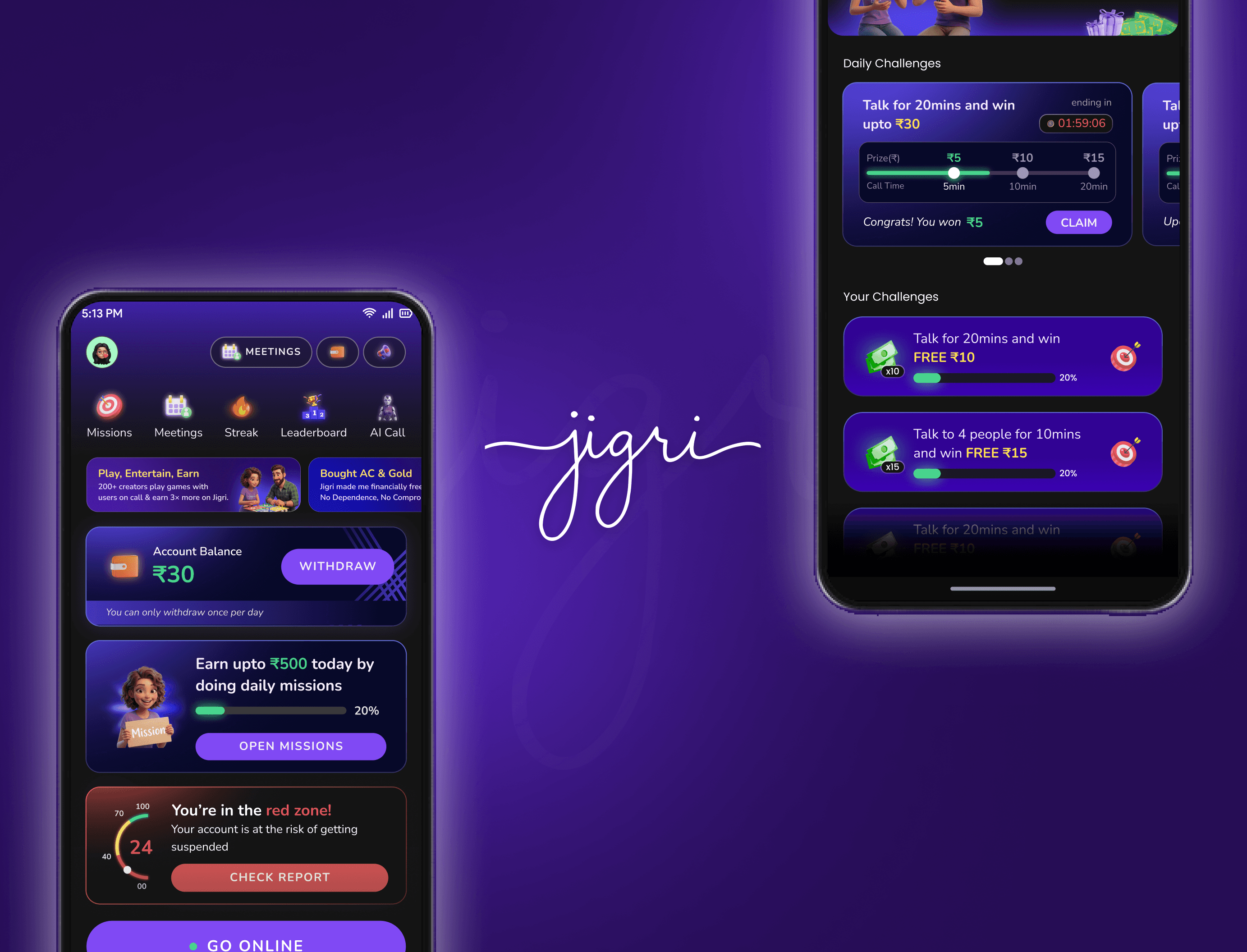 3 screens from Dailyhunt app
