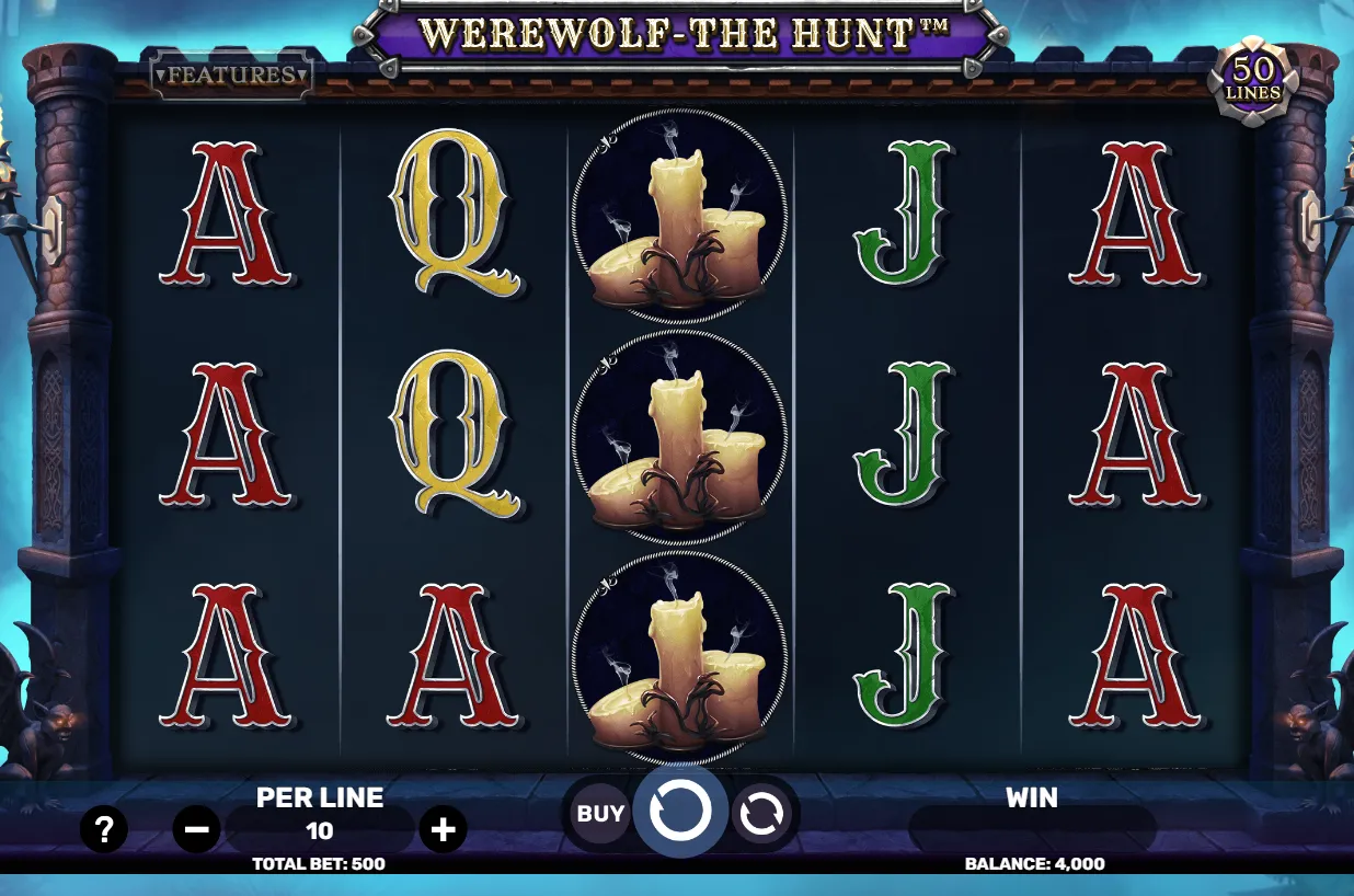 Werewolf's Hunt — aperçu en jeu (capture)