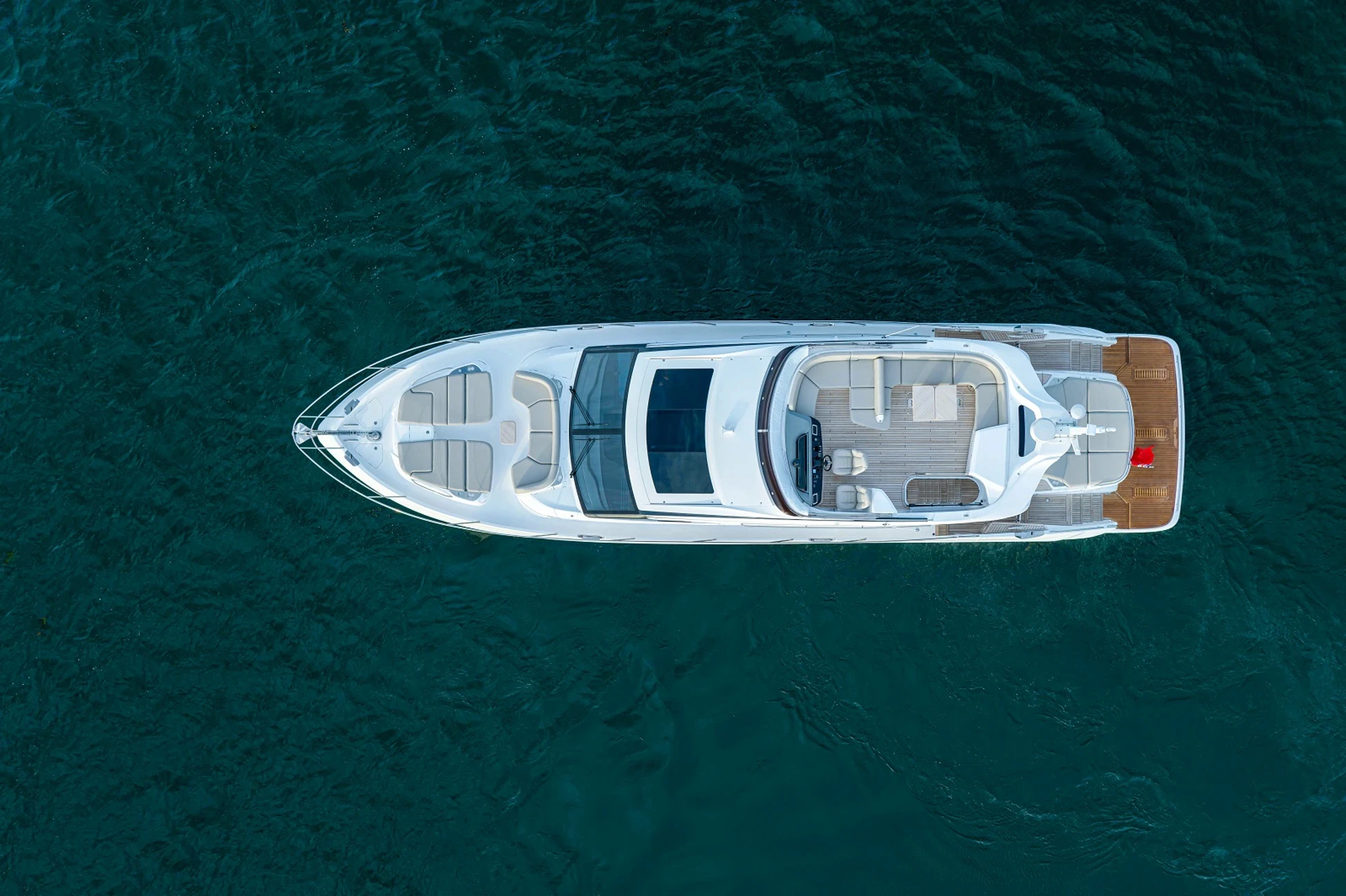 Princess S65: aerial view