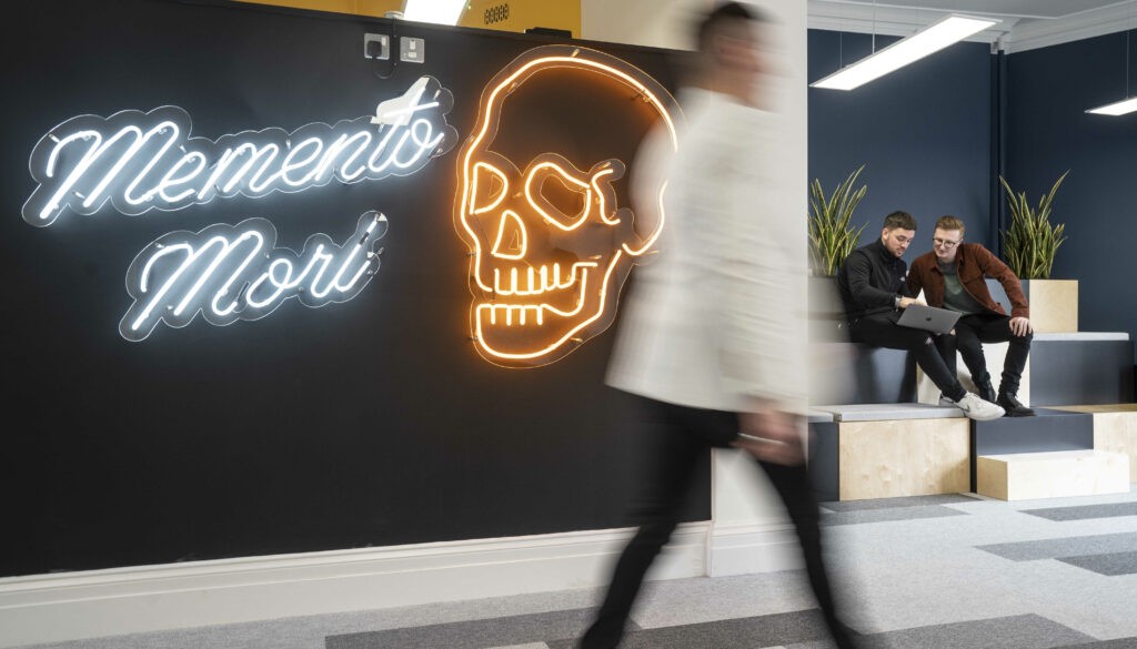 Working at the stidio