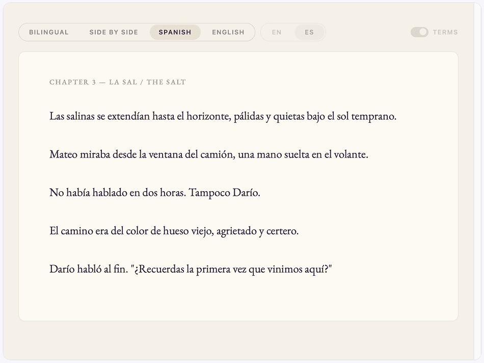 Toolbar states across reading modes